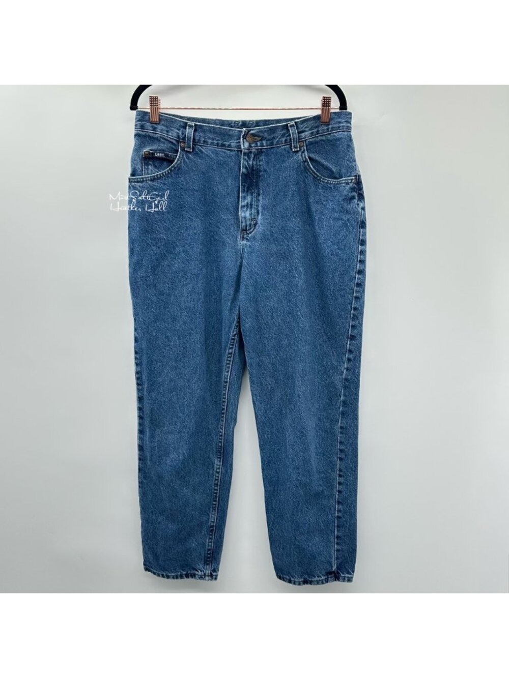 Lee Vintage 1990's Ultra High-Waisted Relaxed Fit Ankle Boyfriend Jeans Size 30